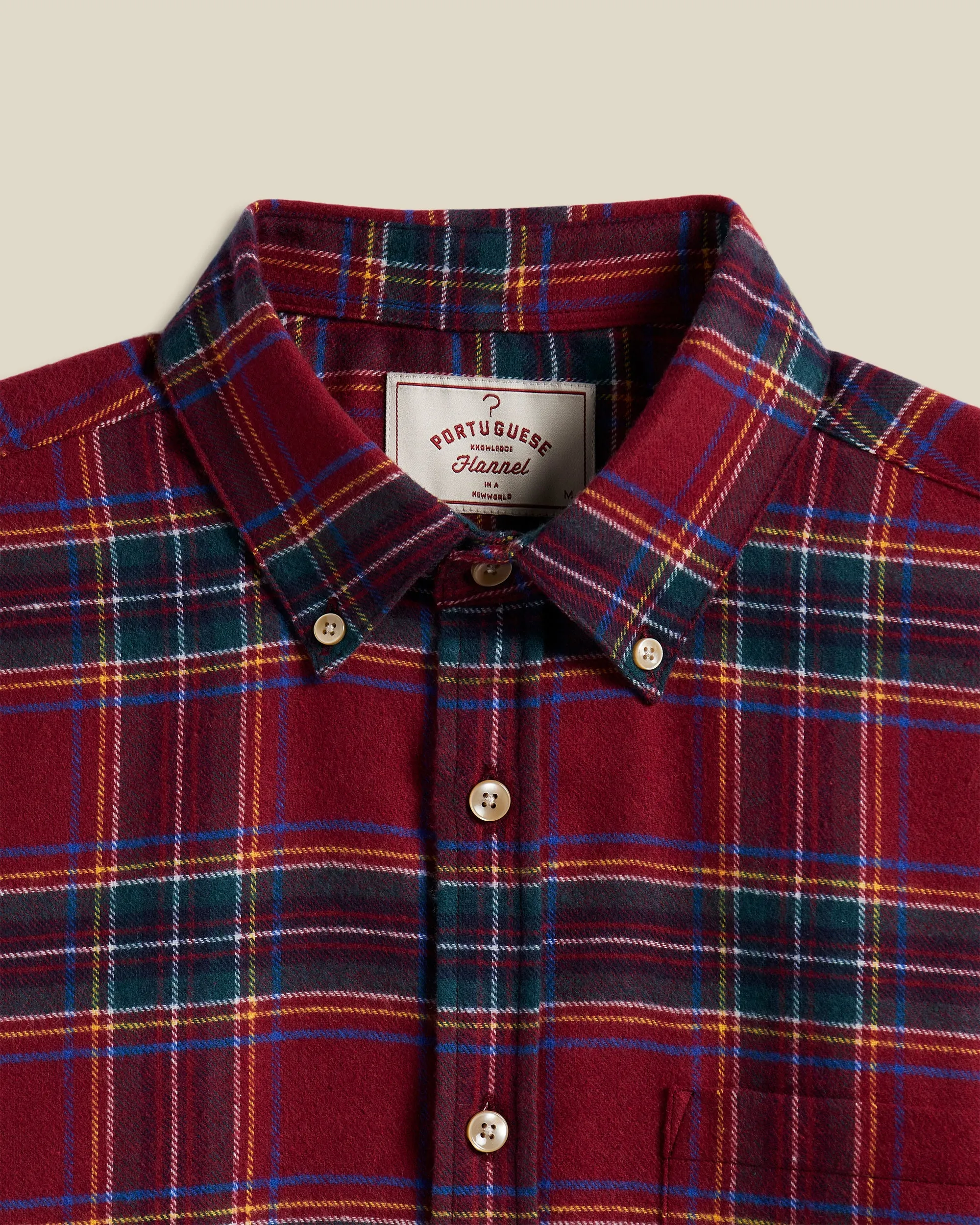 Almada Flannel Shirt - Red Plaid