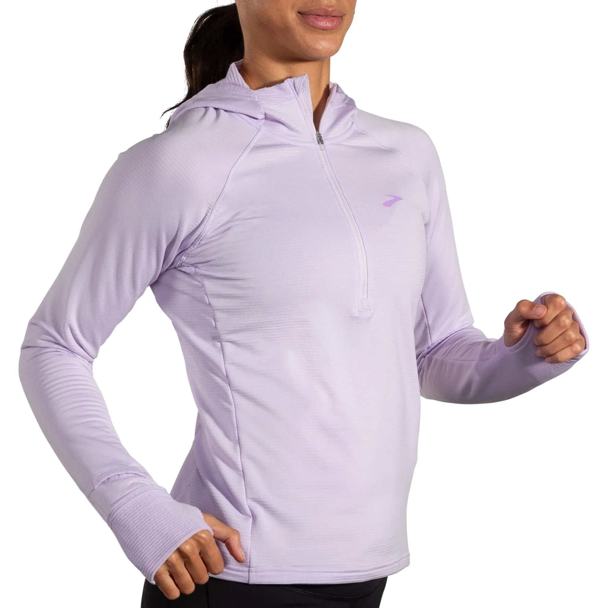 Brooks Women's Notch Thermal Hoodie 2.0