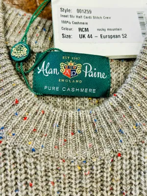 Cardi Cashmere Sweater by Alan Paine