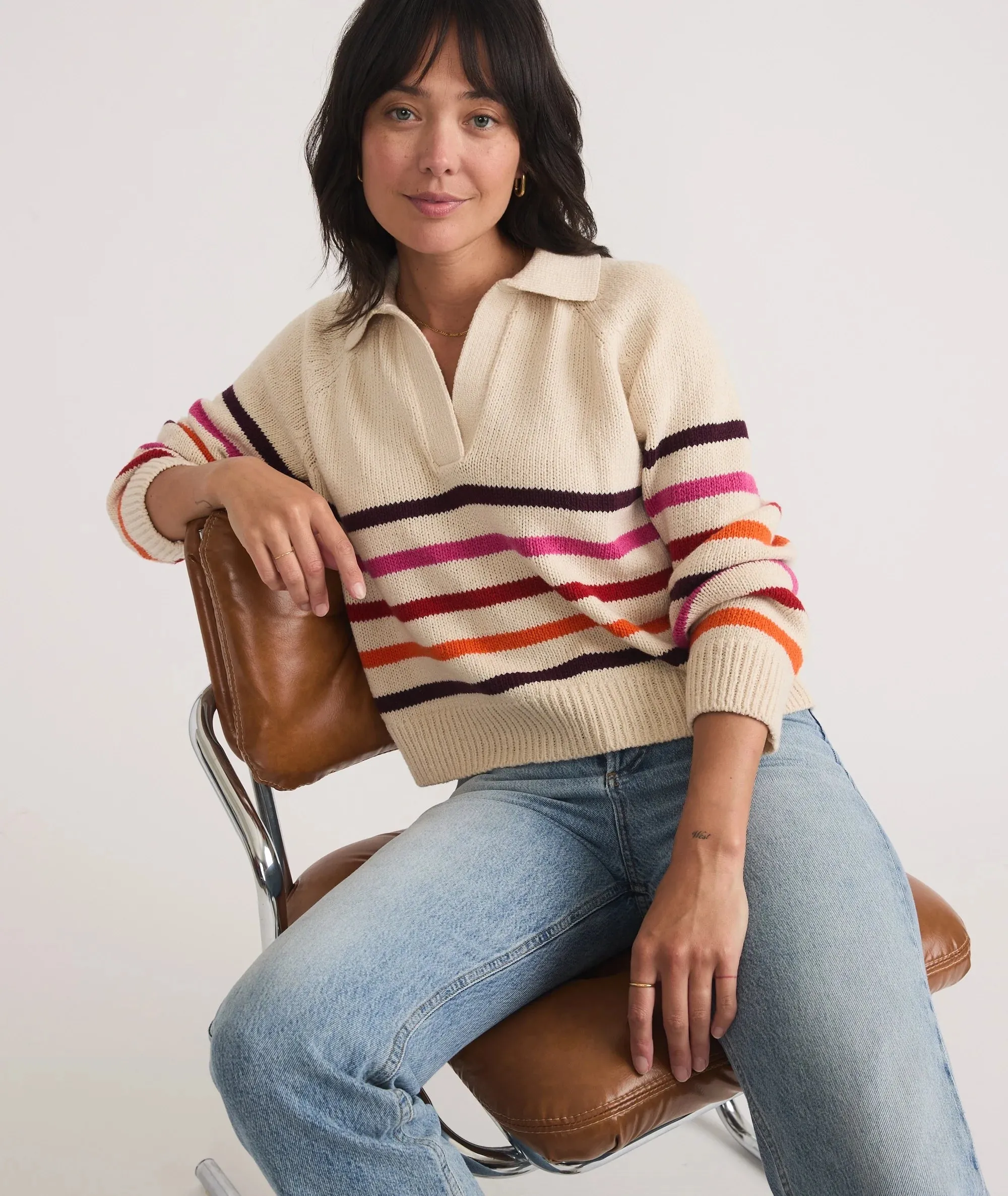 Claire Relaxed Sweater Polo