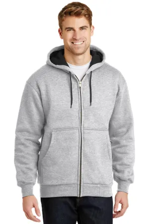 CornerStone - Heavyweight Full-Zip Hooded Sweatshirt with Thermal Lining. CS620