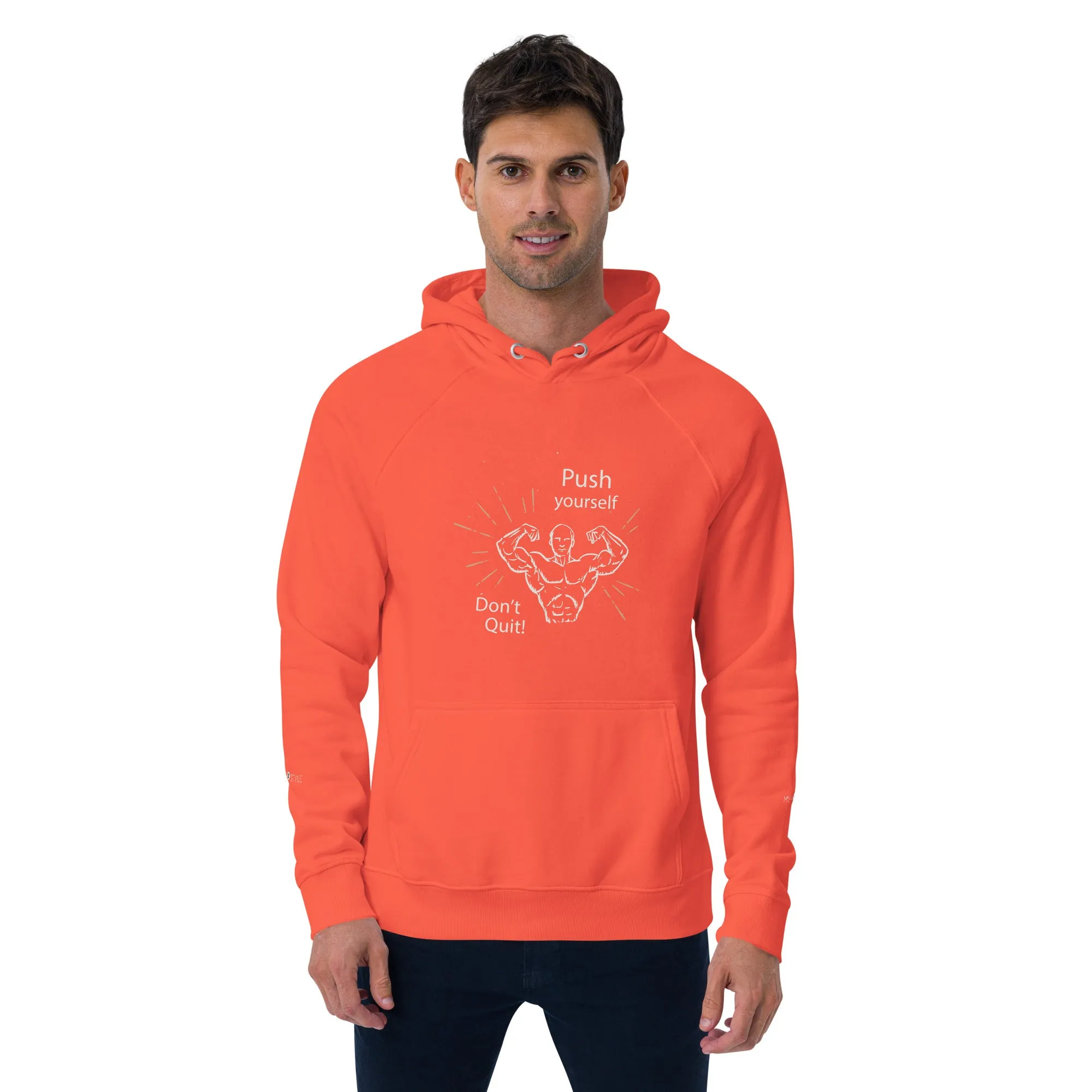 Don't Quit eco raglan hoodie