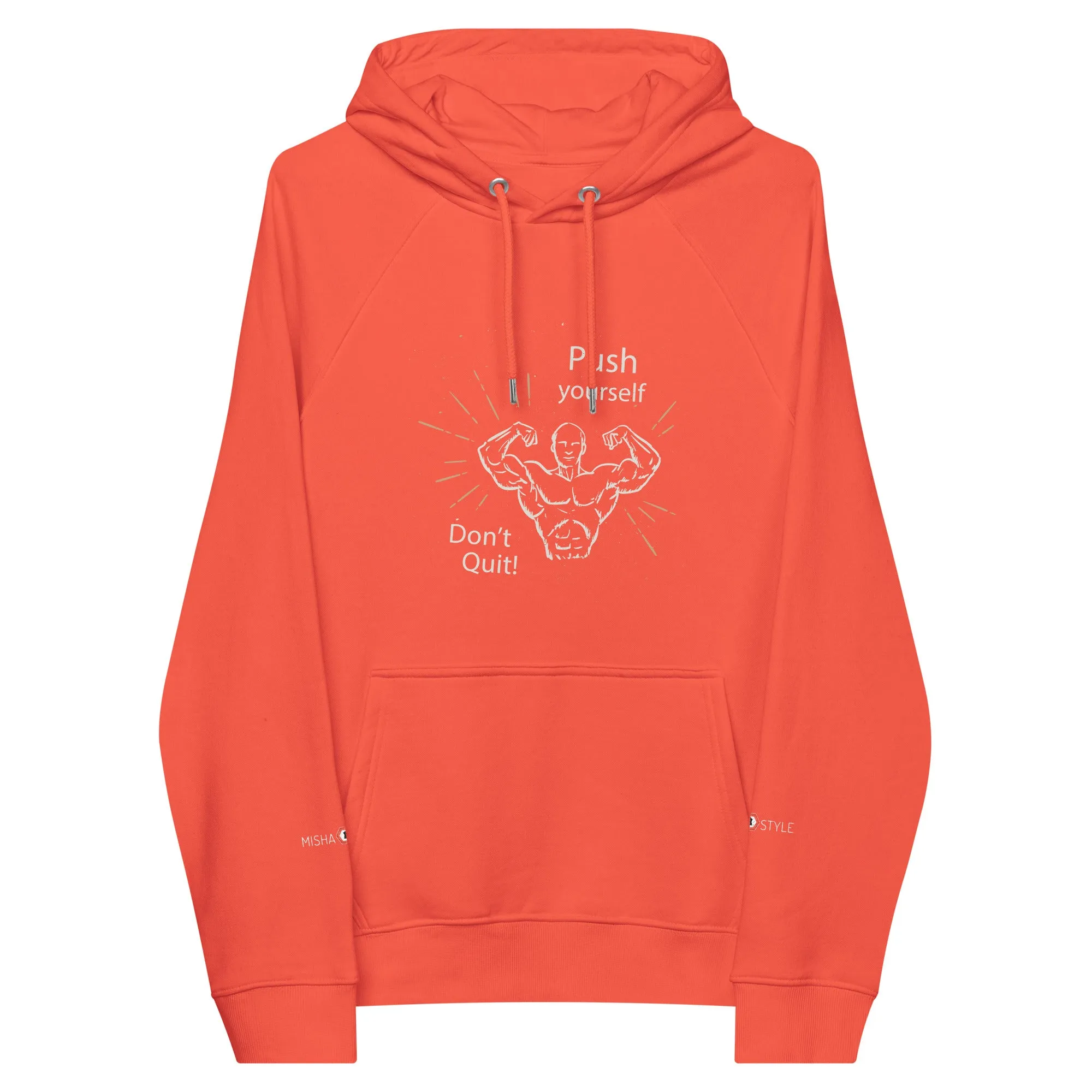 Don't Quit eco raglan hoodie