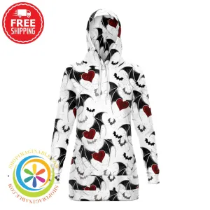 Hearts & Bats Athletic Longline Hoodie