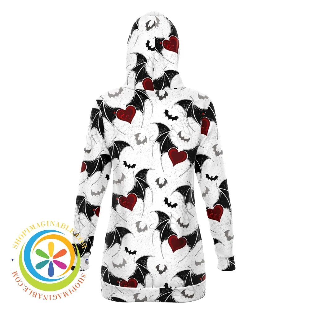 Hearts & Bats Athletic Longline Hoodie