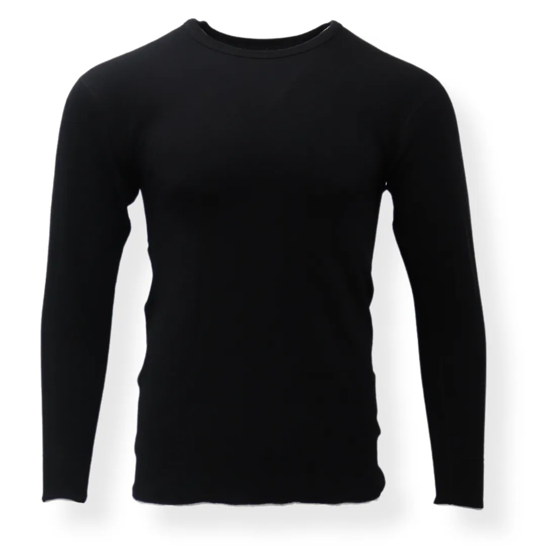 Heavy-Weight Cotton Crew Neck Thermal Top -9 Oz