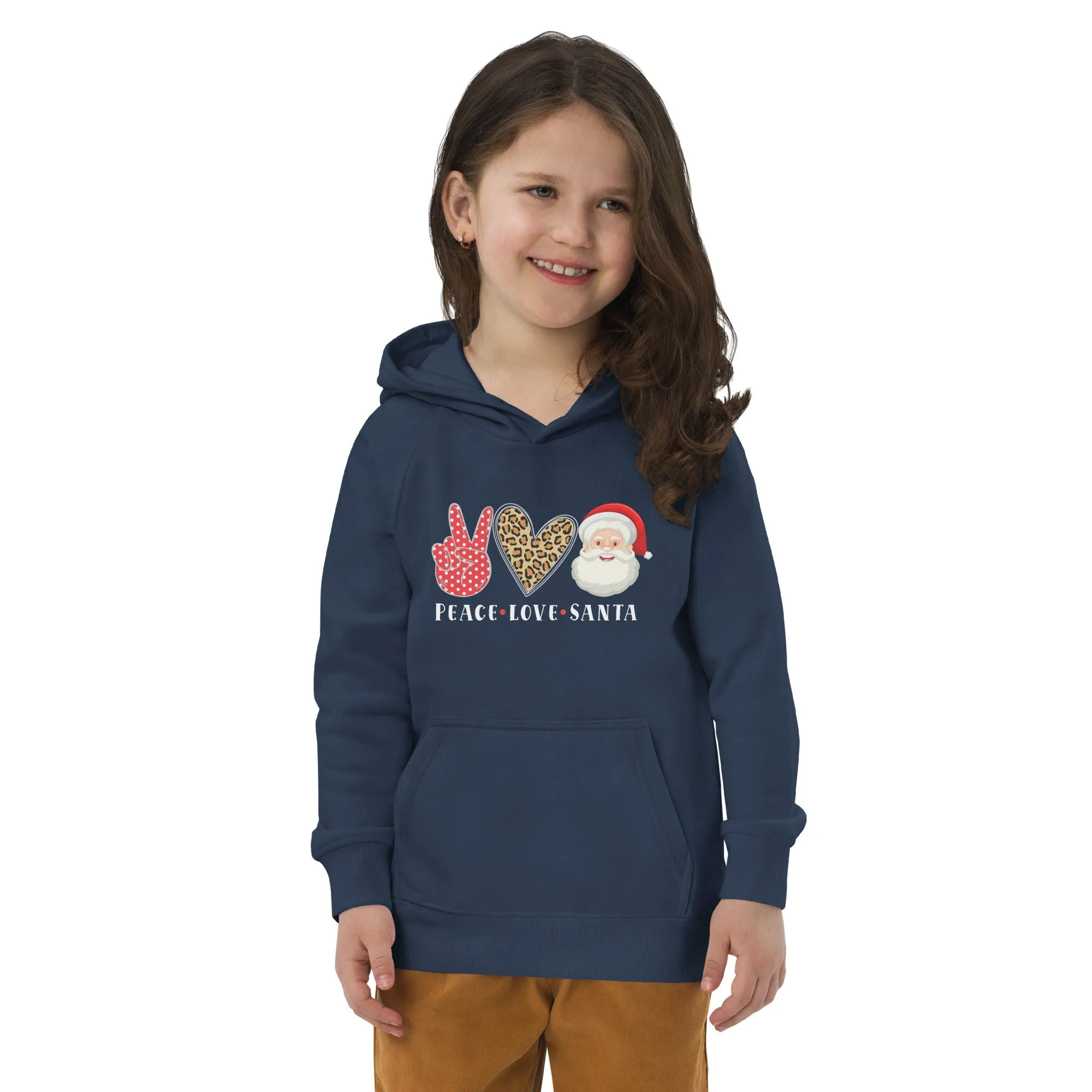 Hello Santa Kids Eco Hoodie