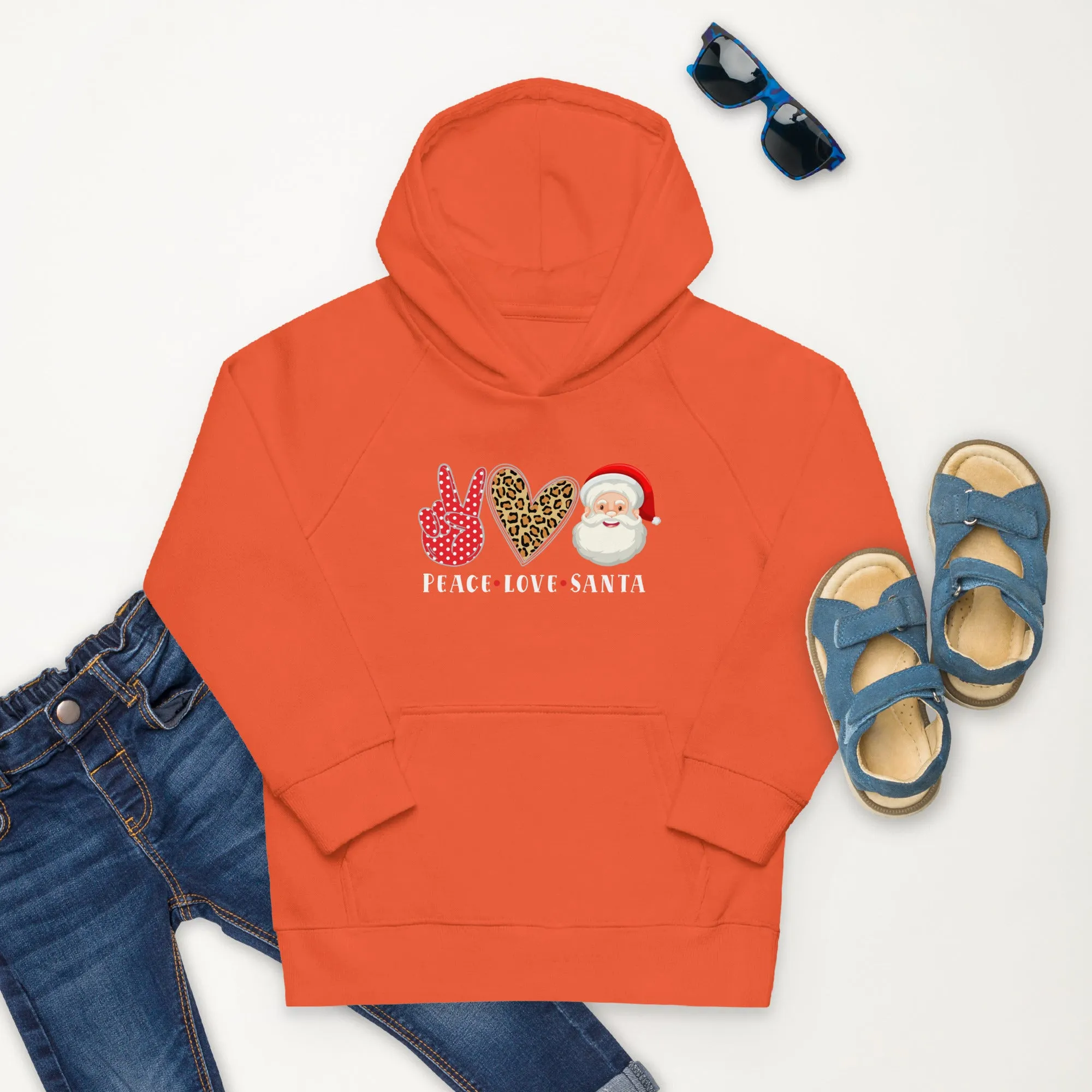 Hello Santa Kids Eco Hoodie