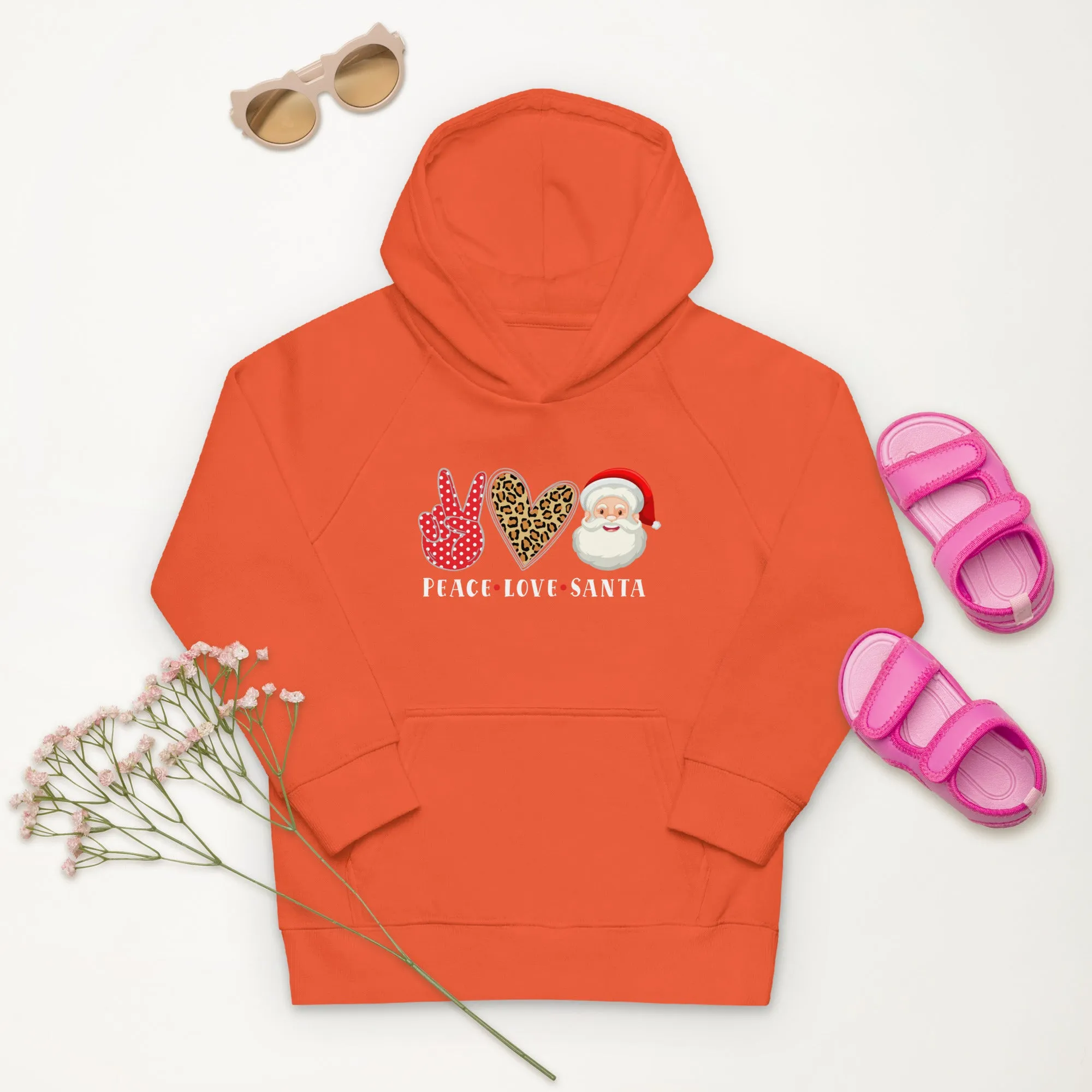 Hello Santa Kids Eco Hoodie