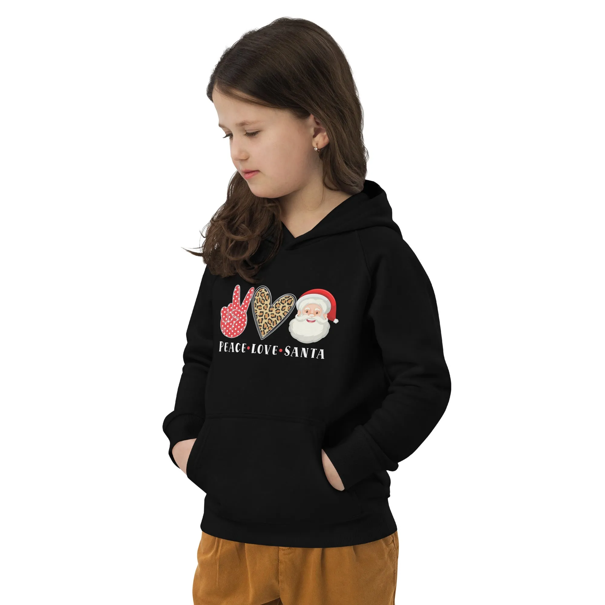 Hello Santa Kids Eco Hoodie