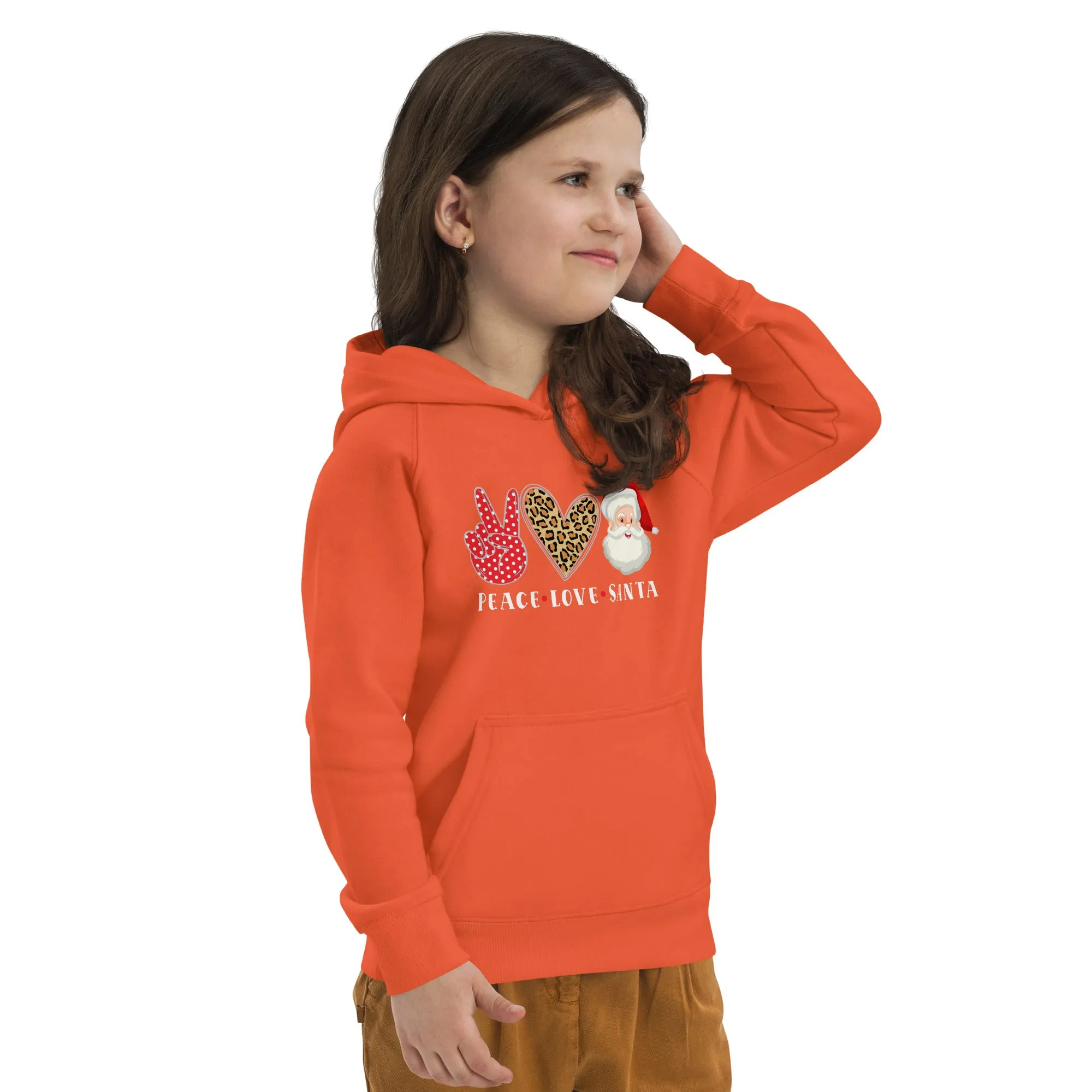 Hello Santa Kids Eco Hoodie