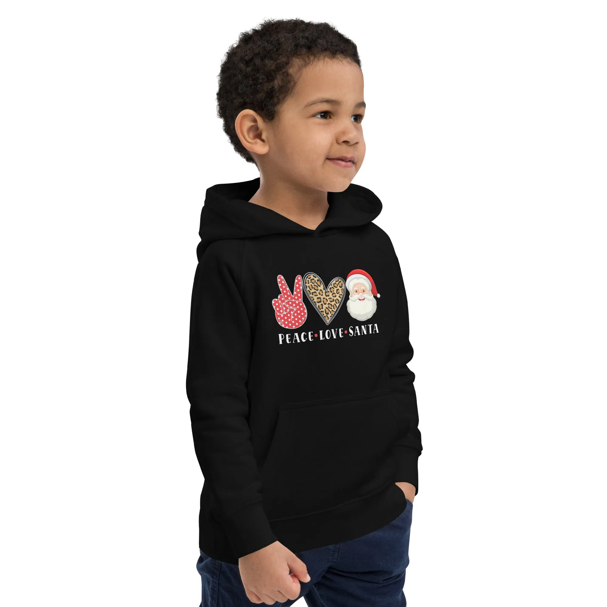 Hello Santa Kids Eco Hoodie