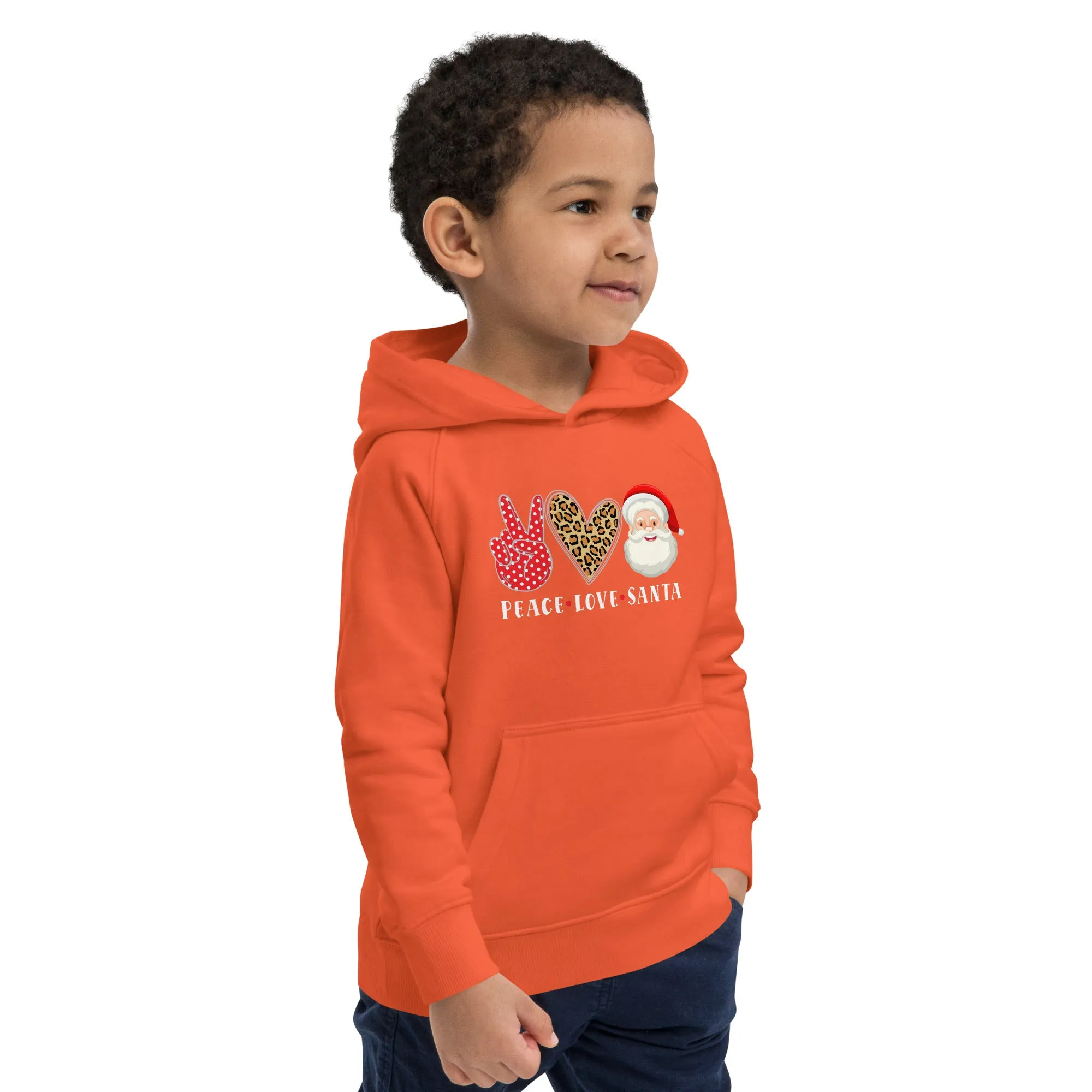 Hello Santa Kids Eco Hoodie