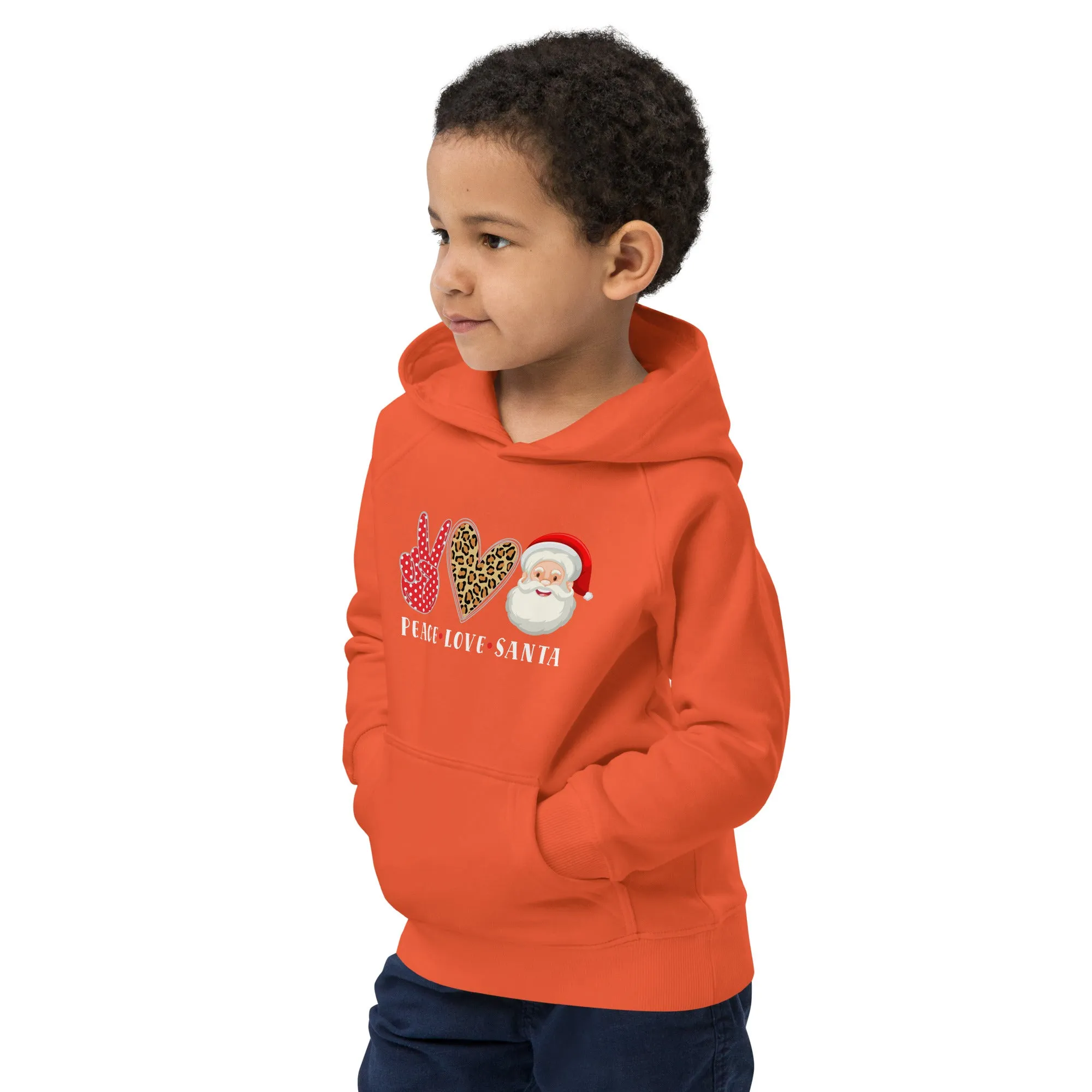 Hello Santa Kids Eco Hoodie