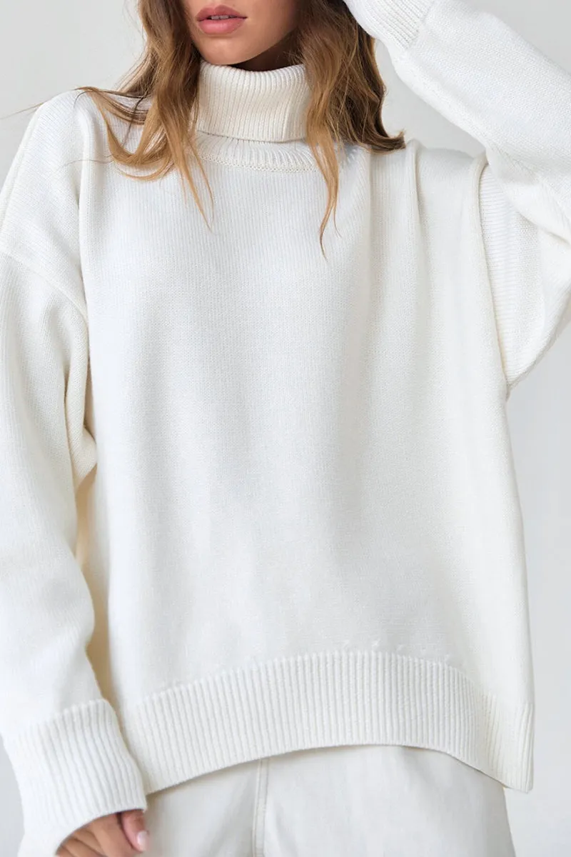 HUR1386 Luxe Turtleneck Sweater