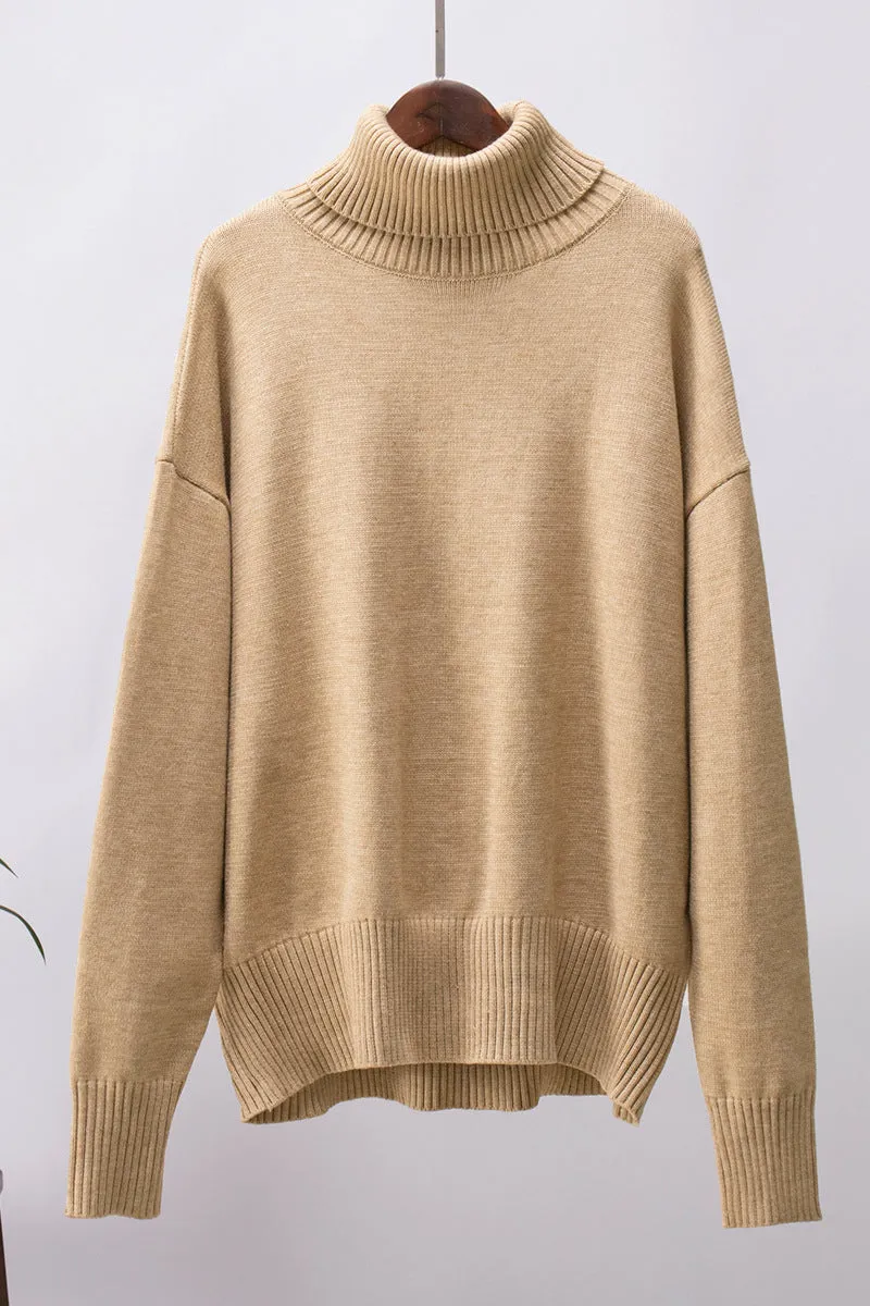 HUR1386 Luxe Turtleneck Sweater