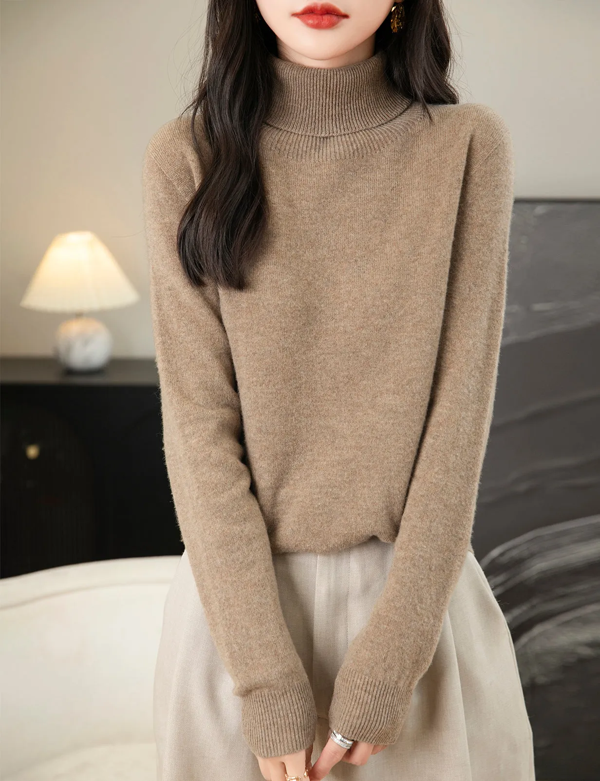 Judy Woman Turtleneck Sweater