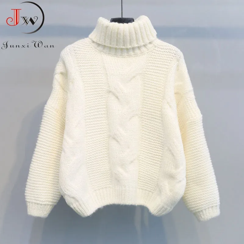 Knitted Batwing Sleeve Casual Sweater