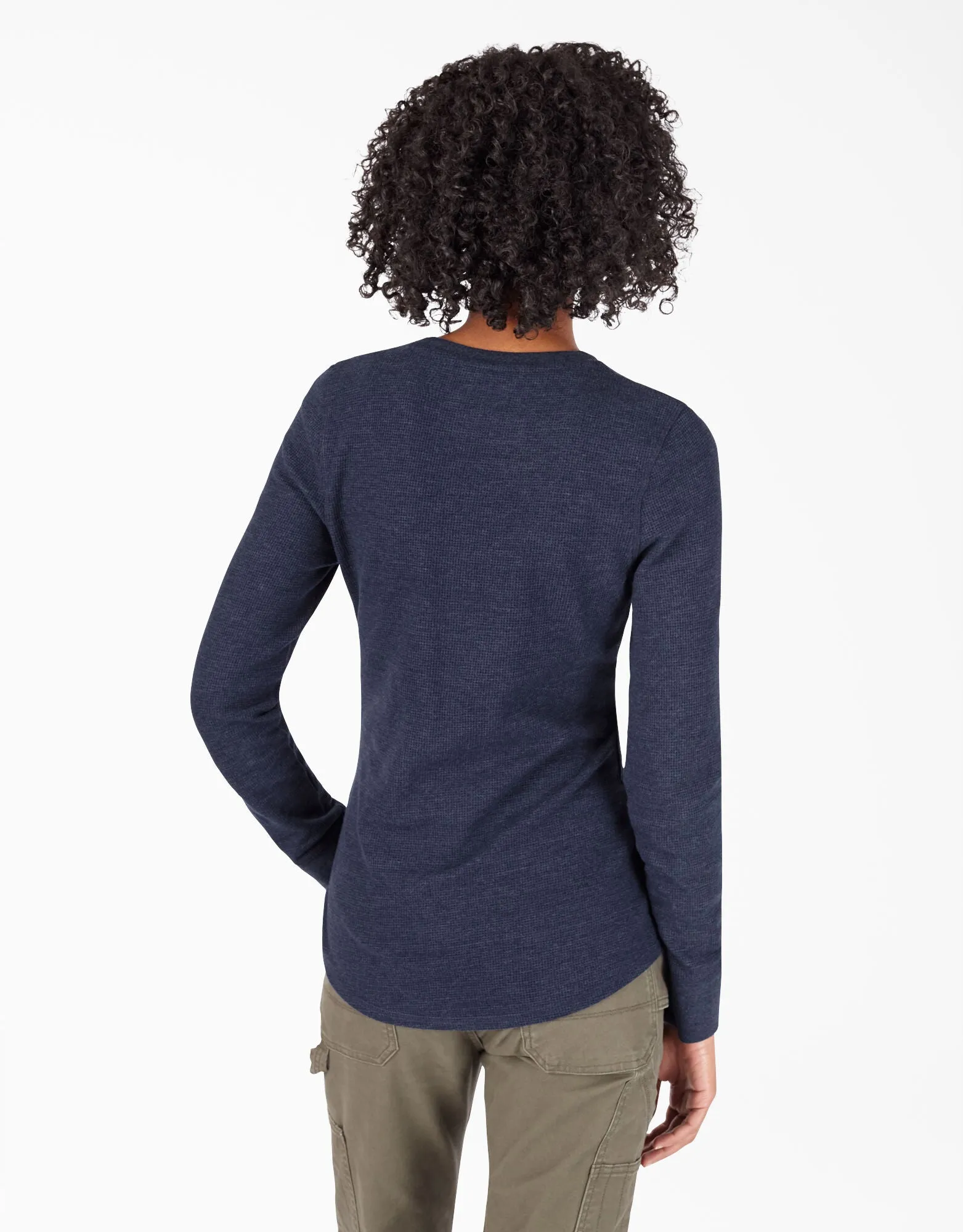 Long-Sleeved Shirt - Dickies Women's Long Sleeve Crew Neck Thermal Shirt FL198, Various Colours