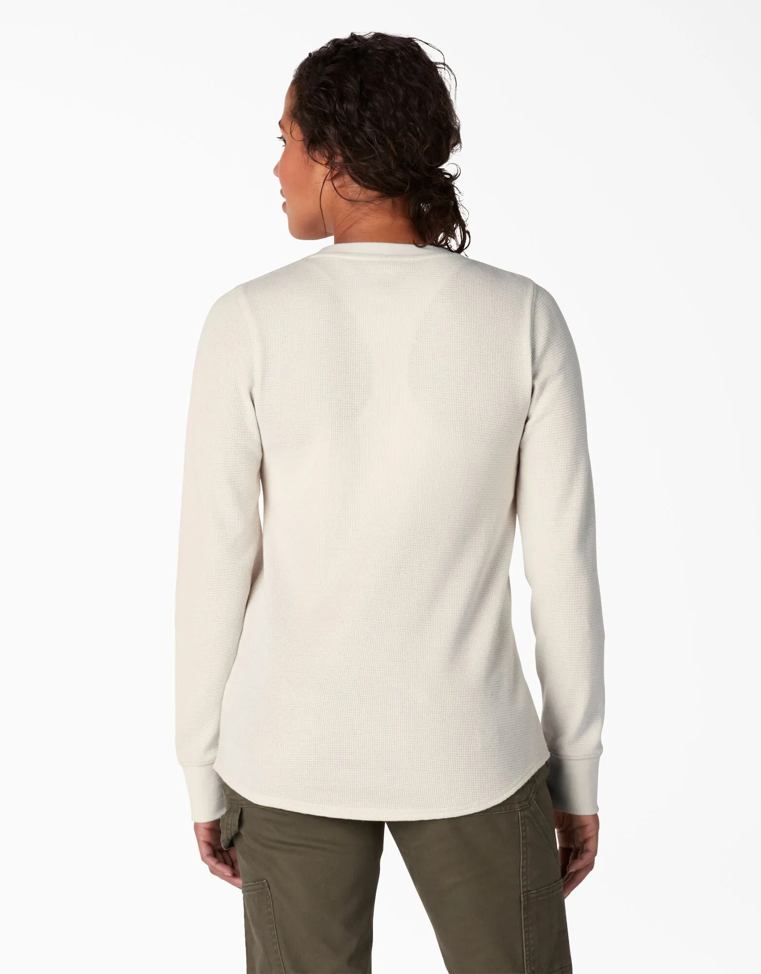 Long-Sleeved Shirt - Dickies Women's Long Sleeve Crew Neck Thermal Shirt FL198, Various Colours