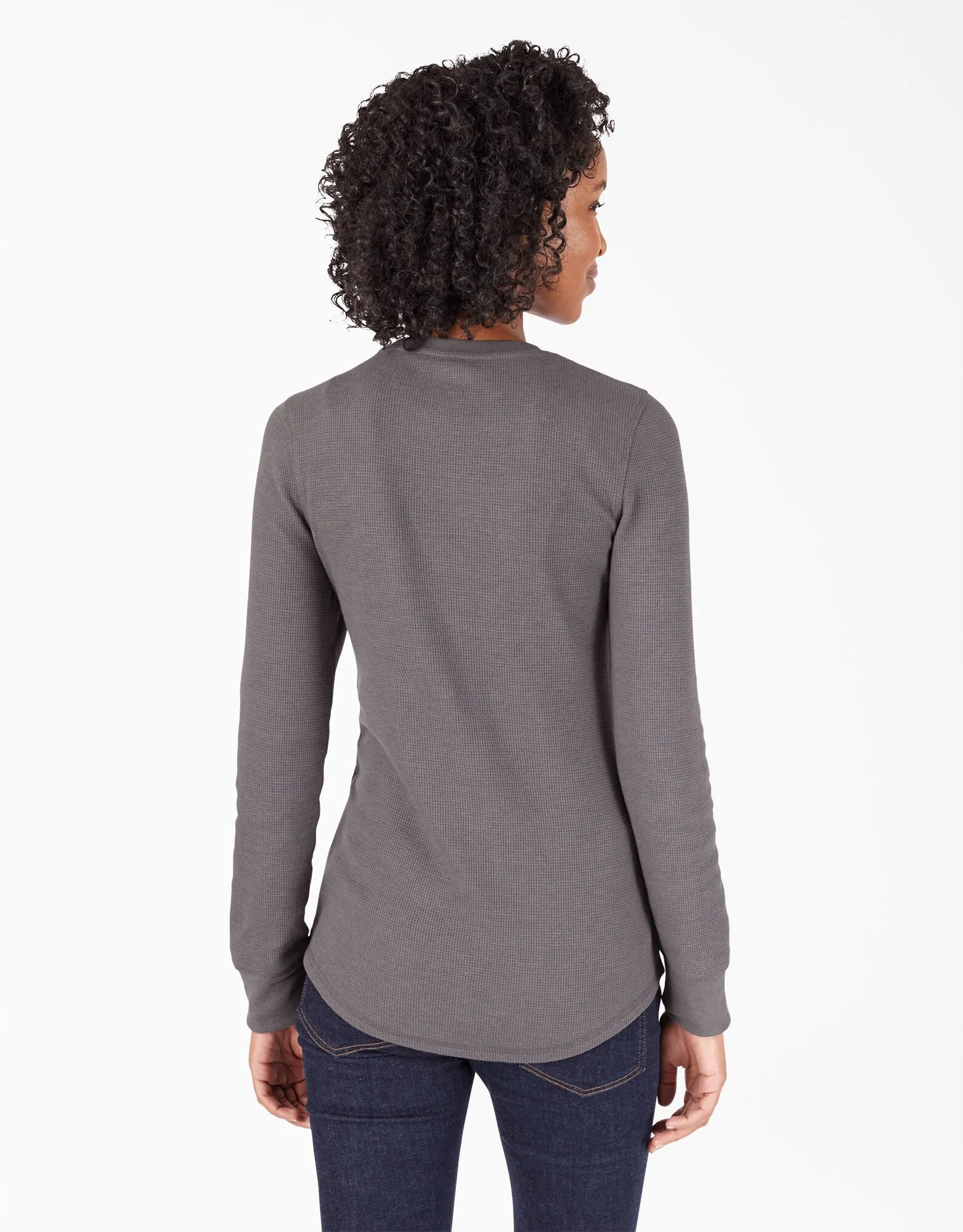 Long-Sleeved Shirt - Dickies Women's Long Sleeve Crew Neck Thermal Shirt FL198, Various Colours