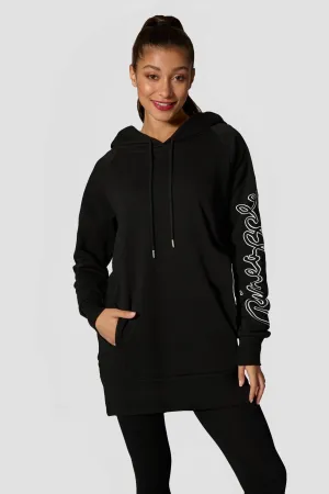 Longline Logo Hoodie