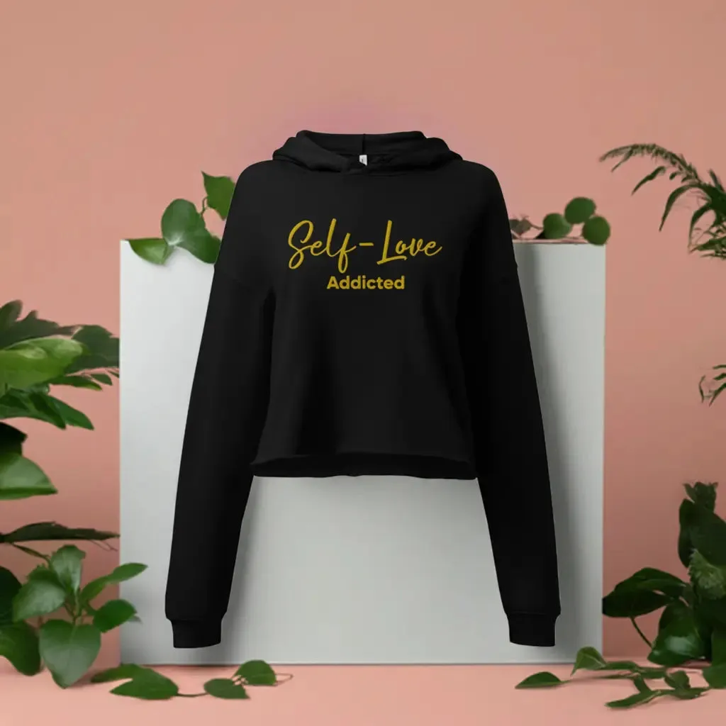 Maiden Art - Organic Crop Hoodie - Trendy & Comfortable -airlume combed and ring-spun cotton with poly fleece- Ultra-Soft Feel Fabric– Ideal for comfort with style fashion lovers