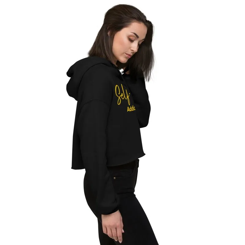 Maiden Art - Organic Crop Hoodie - Trendy & Comfortable -airlume combed and ring-spun cotton with poly fleece- Ultra-Soft Feel Fabric– Ideal for comfort with style fashion lovers