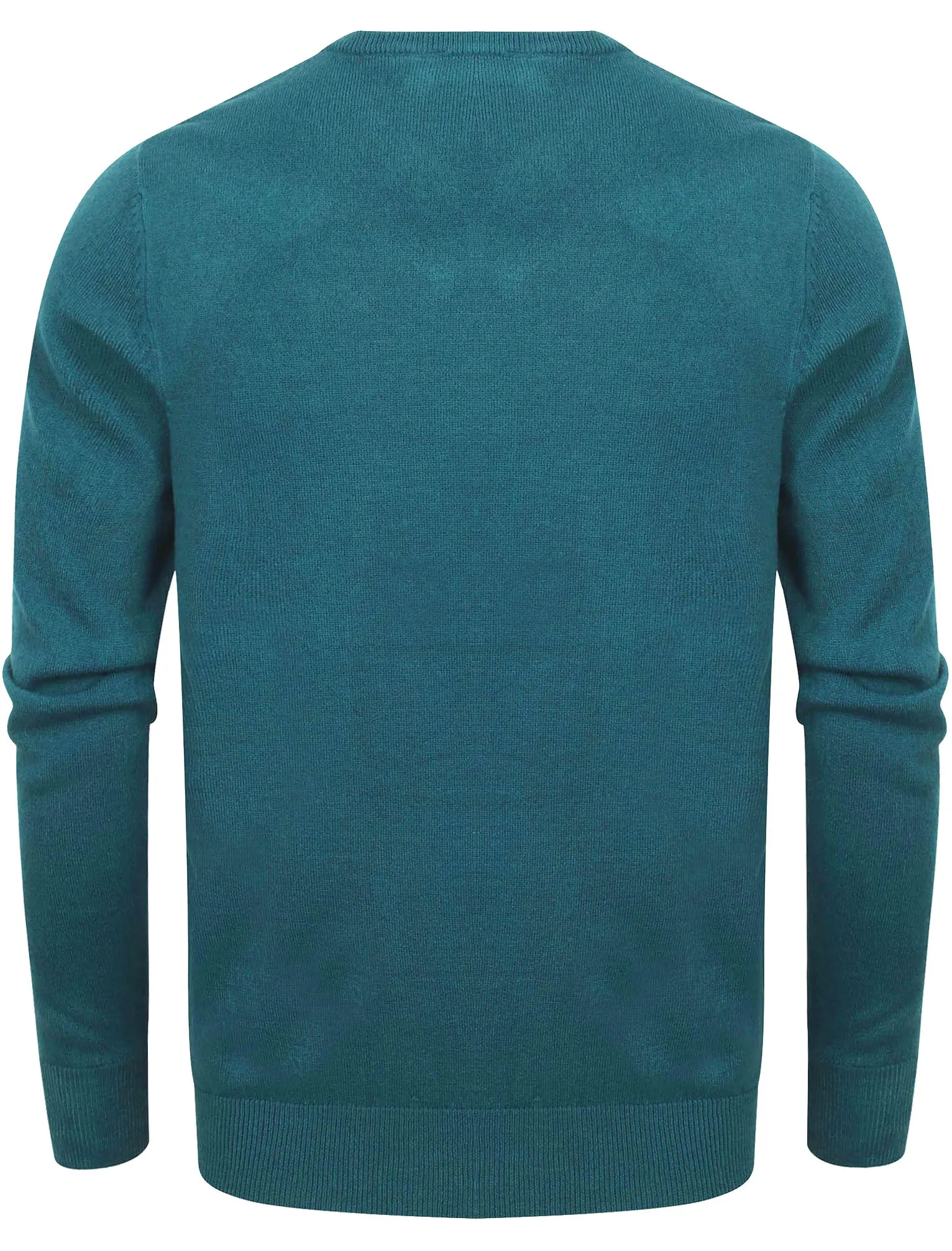 Marling (2 Pack) Soft Cashmillon Knitted V Neck Jumpers in Black / Kingfisher Blue - Kensington Eastside