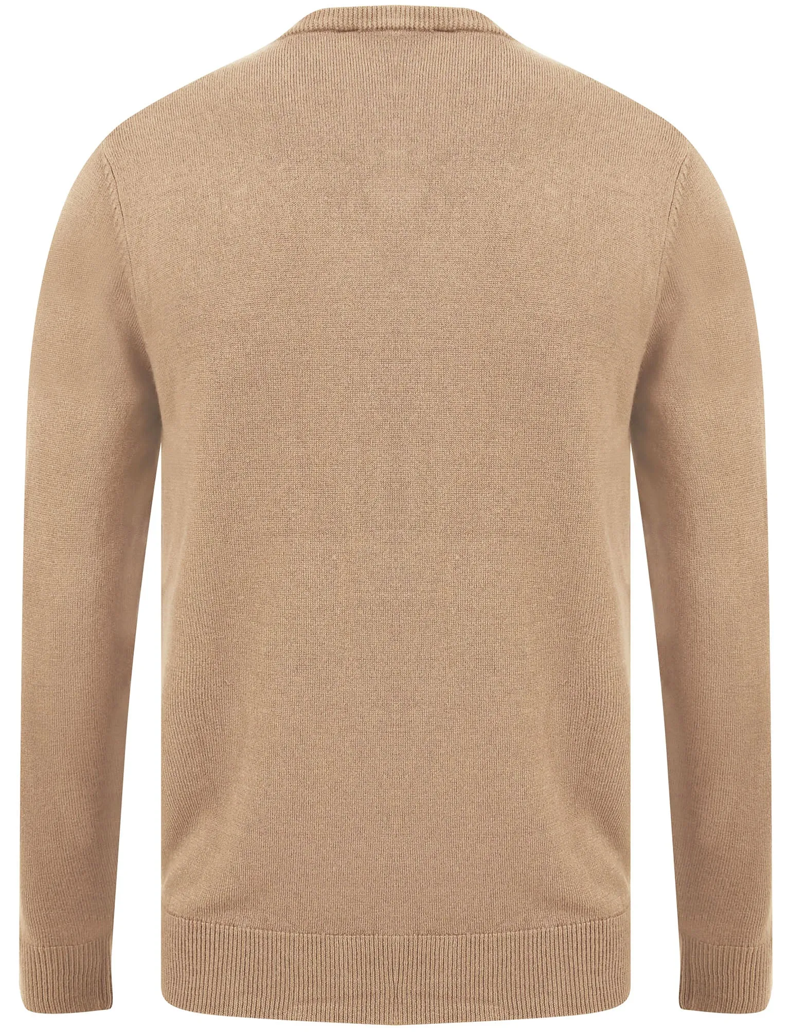 Marling (2 Pack) Soft Cashmillon Knitted V Neck Jumpers in Dark Navy / Taupe - Kensington Eastside