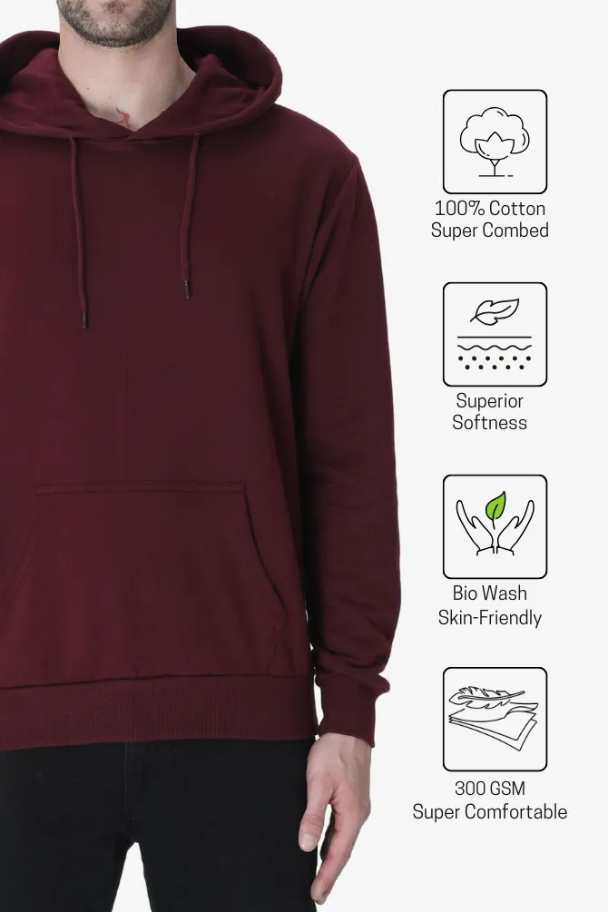 Maroon Hoodie for men