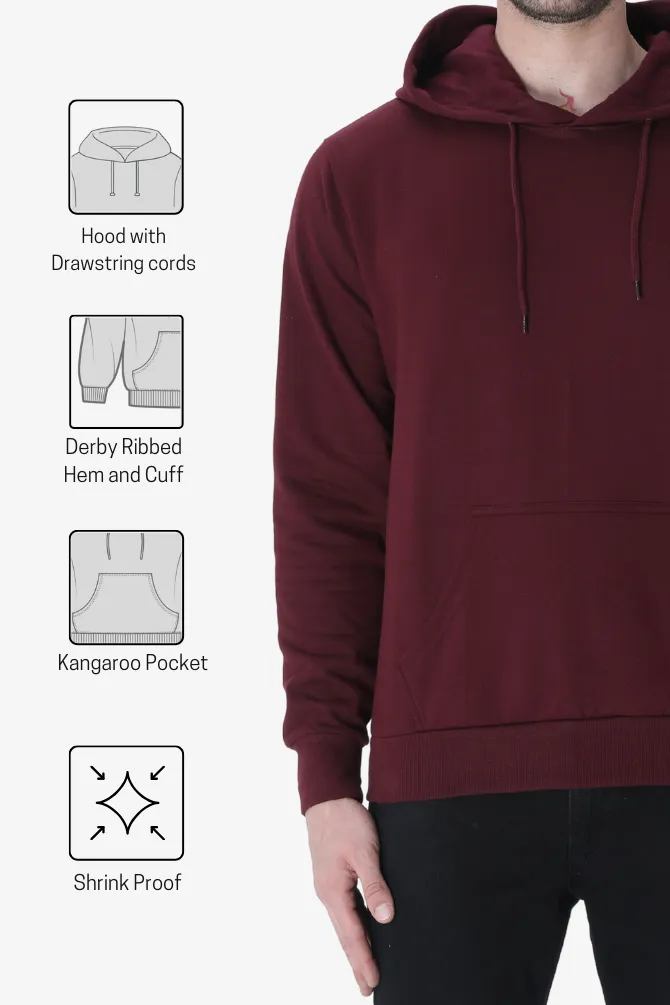 Maroon Hoodie for men