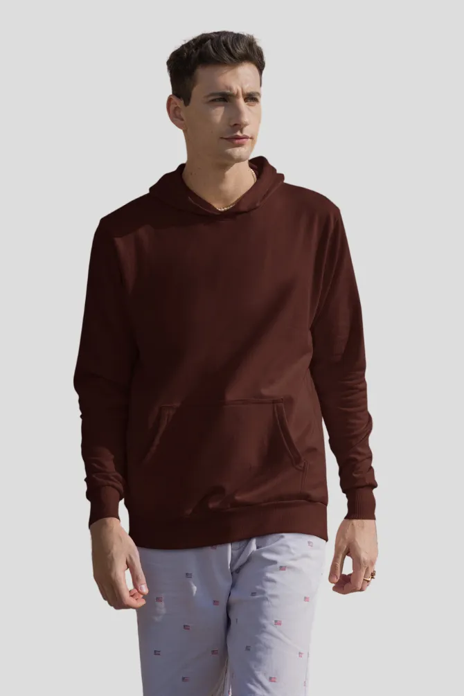 Maroon Hoodie for men