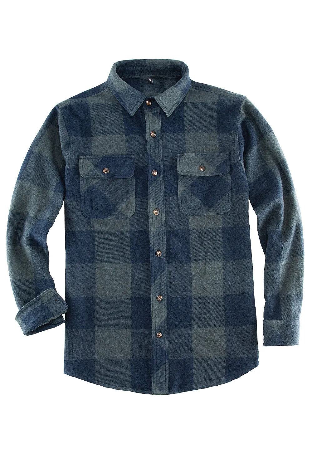 Men's Stalwart Heavyweight Flannel Shirts,10.6oz