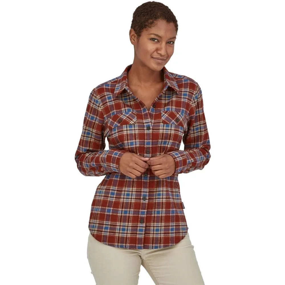 Patagonia Women's Long-Sleeved Organic Cotton Midweight Fjord Flannel Shirt