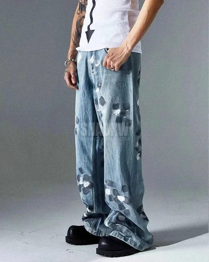 Printed Jeans Y2K