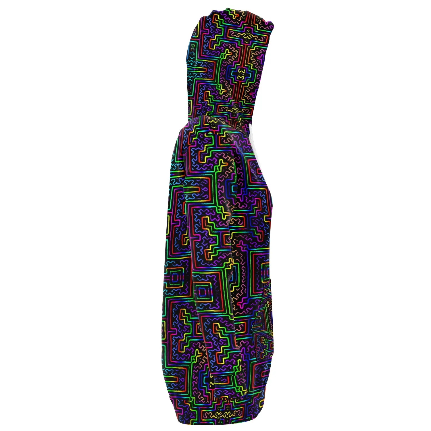 Prismatic Overlay | Longline Hoodie | Hakan Hisim