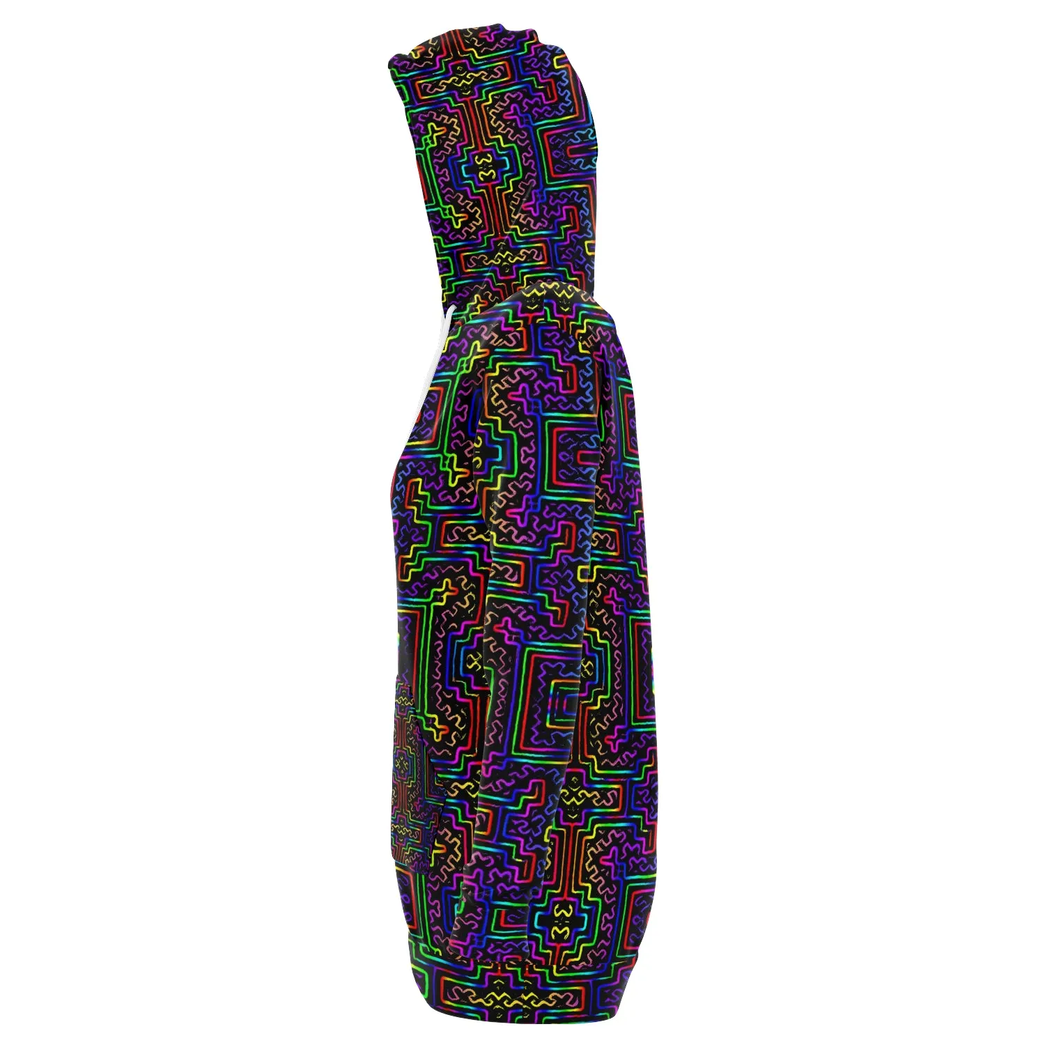 Prismatic Overlay | Longline Hoodie | Hakan Hisim