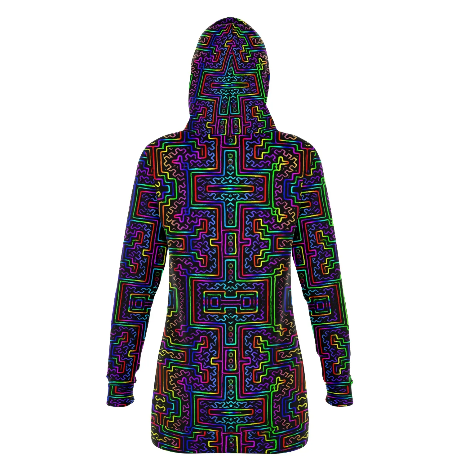 Prismatic Overlay | Longline Hoodie | Hakan Hisim