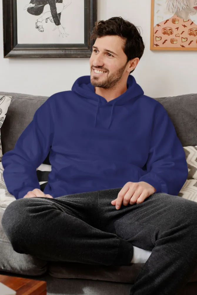 Royal Blue Hoodie for men