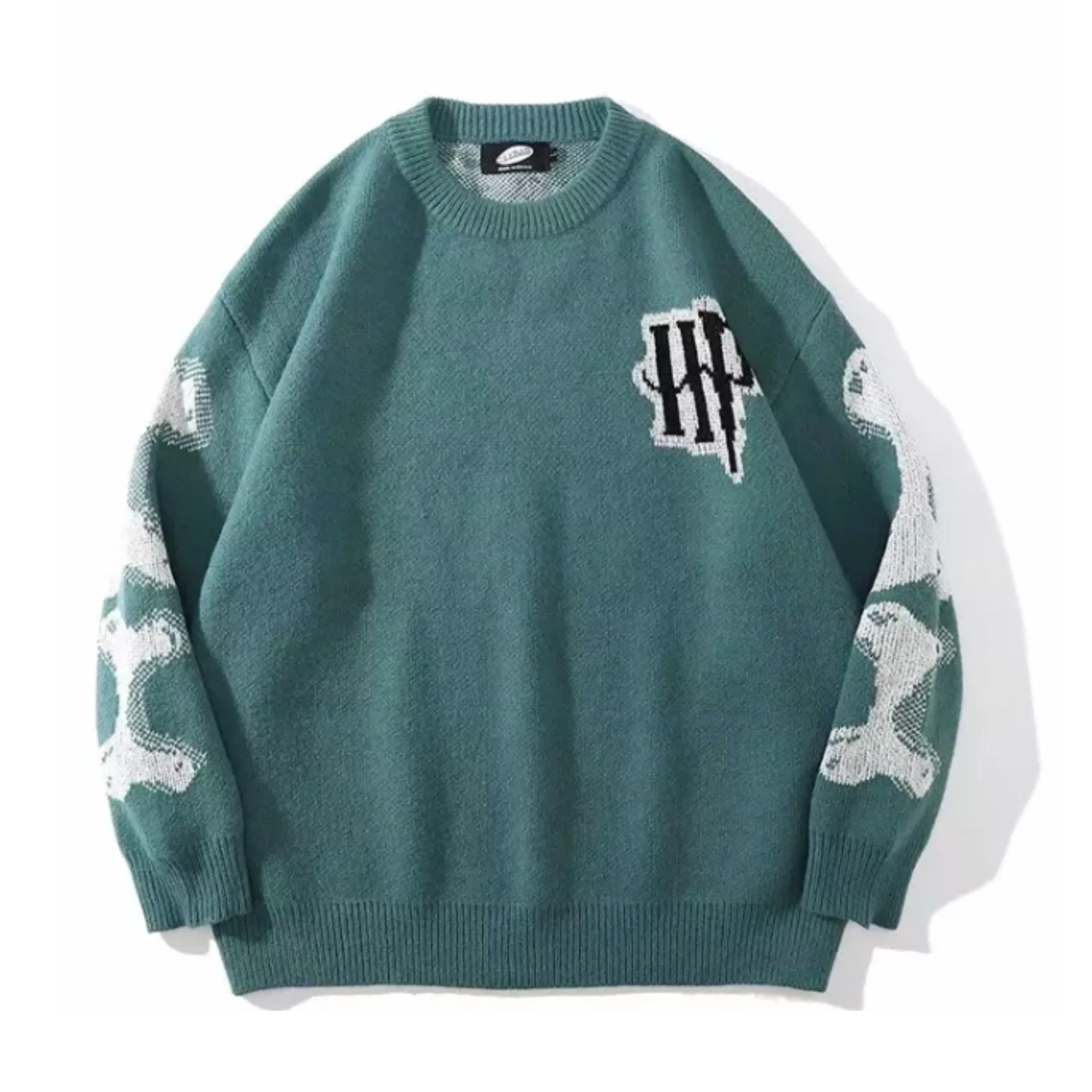 Skeleton HP Sweater - Green