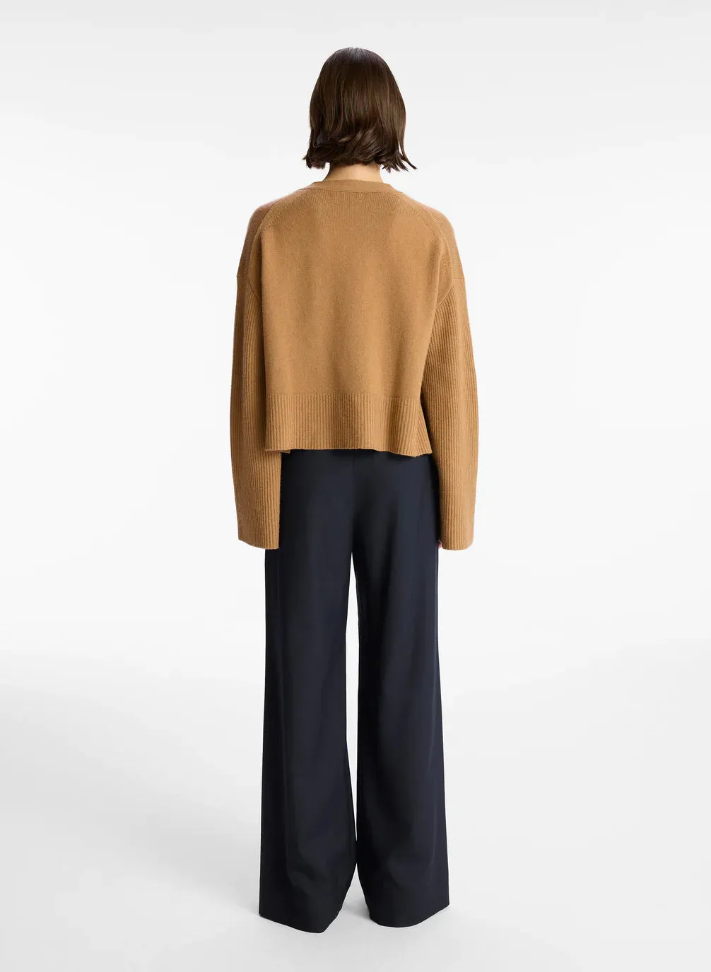 Venice Wool Cashmere Cardigan - Sunset Glow