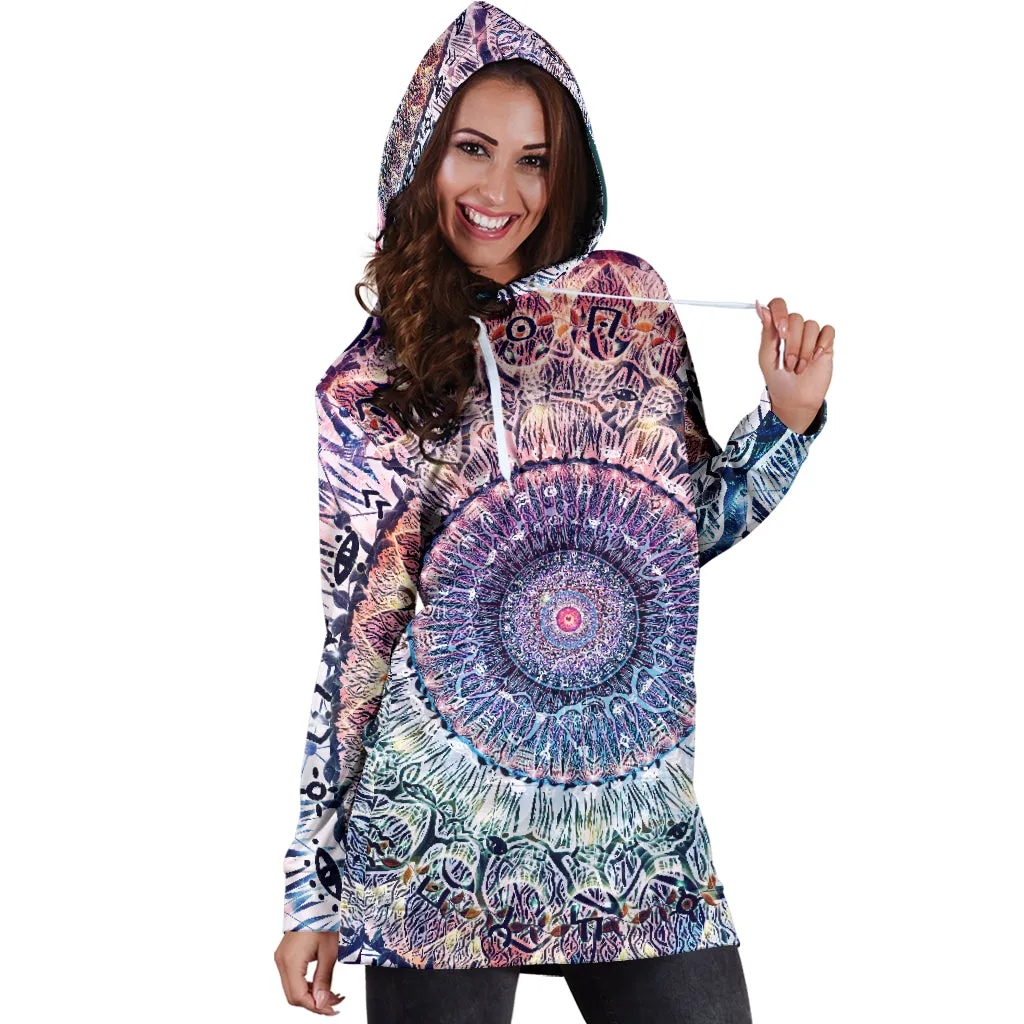 Waiting Bliss | Womens Hoodie Dress | Cameron Gray