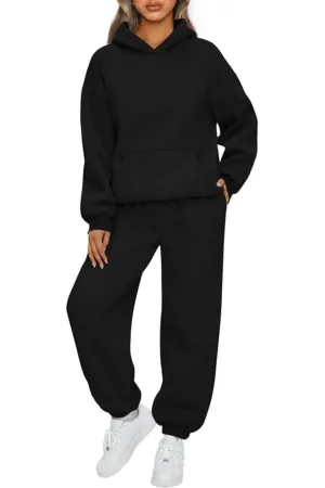 Wholesale Women's Sweatsuits 2-Piece Hooded Set - All Colors