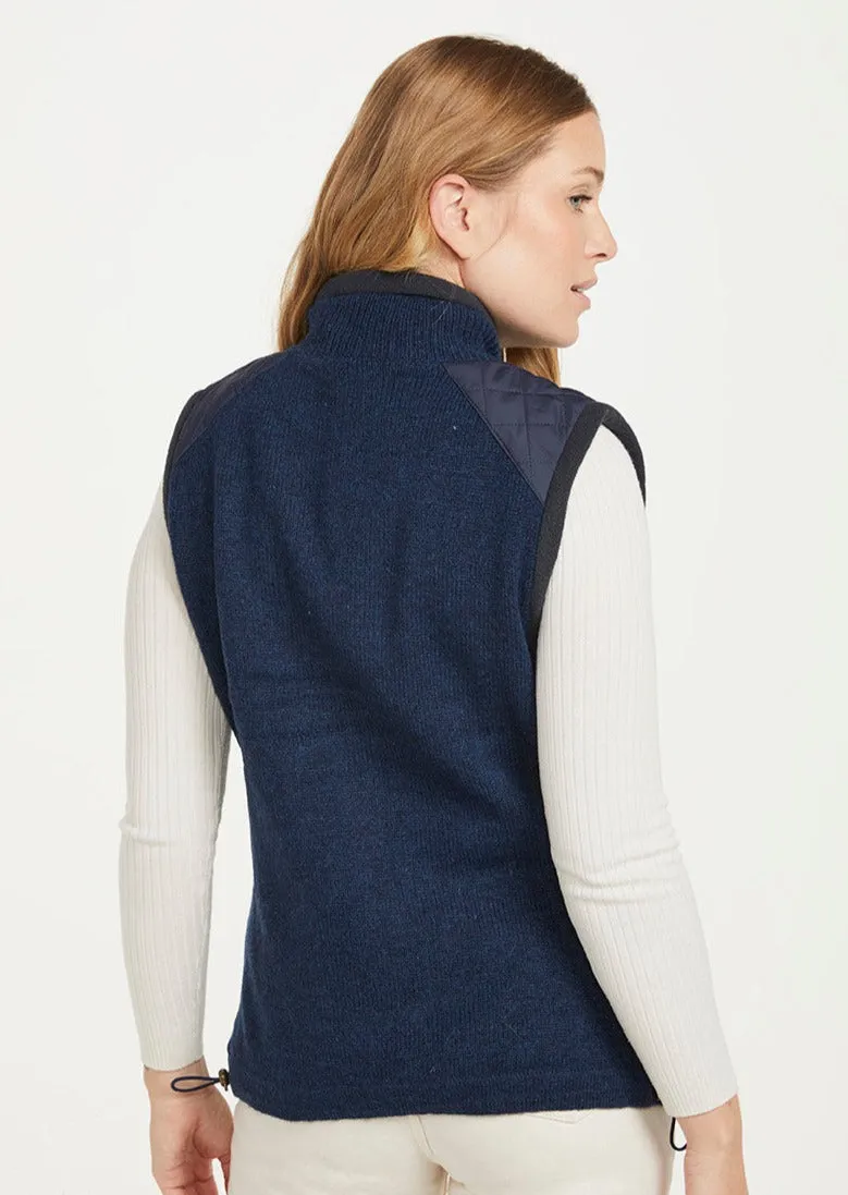 Women's Fleece Lined Sleeveless Jacket | Blue