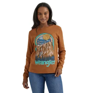 Wrangler Thermal Mountain Scene Shirt