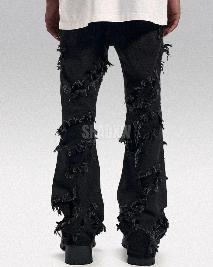 Y2K Black Ripped Jeans